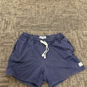 Navy Blue Athletic Shorts for Men